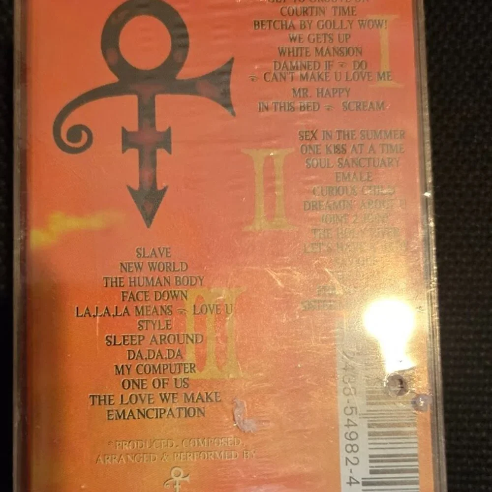 FORMER STAR PRINCE~ EMANCIPATION 3 CASSETTE TAPES SET WRAPPED UNUSED!